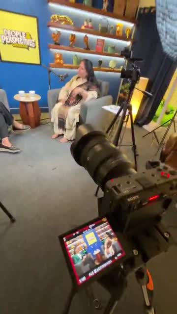 Guest on set